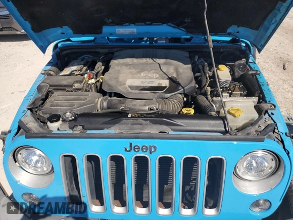 2018 Jeep Wrangler JK Unlimited Sahara with VIN 1C4BJWEG0JL899909, listed as a Copart auction lot 73563804 with 95,244 mi miles and Salvage Title. Bid and sale history available at carsss.com. Image 13.