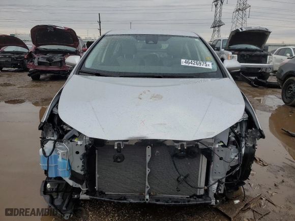 2022 Toyota Prius LE with VIN JTDL9MFU5N3032341, listed as a Copart auction lot 46426975 with 25,891 mi miles and Salvage Title. Bid and sale history available at carsss.com. Image 5.