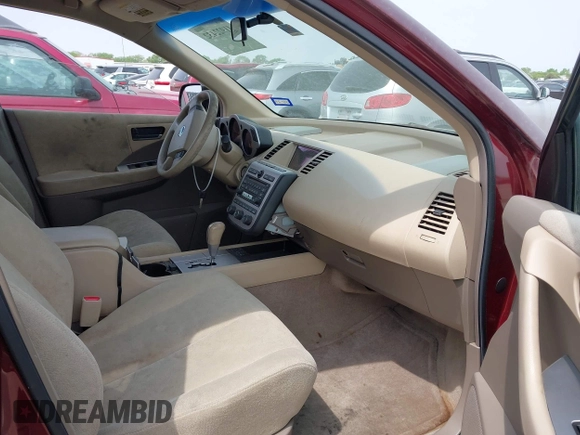 2005 Nissan Murano SL z VIN JN8AZ08W25W422525, wystawiony jako IAAI lot #41922432 z przebiegiem 88 060 mil mil oraz . Historia ofert i sprzedaży dostępna na DreamBid. Obrazek 5.