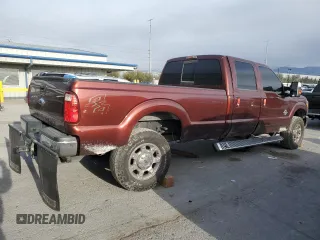 2015 Ford F-350 Platinum z VIN 1FT8W3BT0FEB61101, wystawiony jako Copart lot #51622235 z przebiegiem 110 570 mil mil oraz Szkoda całkowita • Salvage title. Historia ofert i sprzedaży dostępna na DreamBid. Obrazek 3.