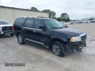 2003 Lincoln Navigator Luxury with VIN 5LMFU28R93LJ14359, listed as a IAAI auction lot 41477303 with 254,687 mi miles and . Bid and sale history available at DreamBid. Image 1.
