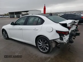 2022 Alfa Romeo Giulia with VIN ZARFAMAN6N7666308, listed as a Copart auction lot 85026984 with Not provided miles and Salvage title. Bid and sale history available at DreamBid. Image 2.
