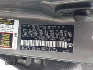 2012 Toyota Camry L z VIN 4T1BF1FK4CU530650, wystawiony jako IAAI lot #42275744 z przebiegiem 189 490 mil mil oraz . Historia ofert i sprzedaży dostępna na DreamBid. Obrazek 9.
