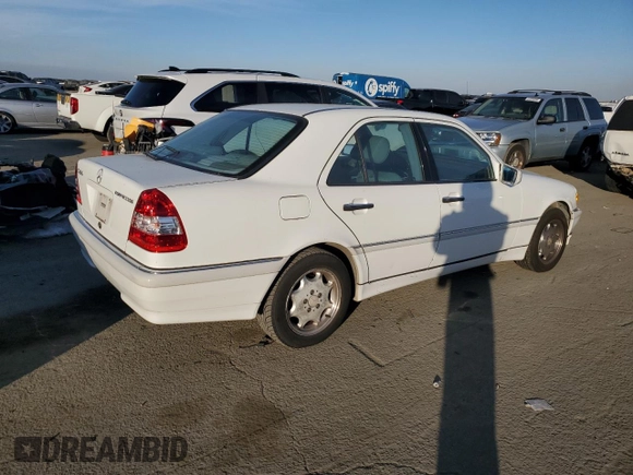 1999 Mercedes-Benz C 230/260/280/320 with VIN WDBHA24G6XA731036, listed as a Copart auction lot 43178165 with Not Provided miles and Clean Title. Bid and sale history available at carsss.com. Image 3.