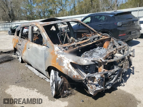 2015 Acura MDX Advance/Entertainment Pkg with VIN 5FRYD3H89FB001904, listed as a Copart auction lot 48969435 with 0 mi miles and Salvage Title. Bid and sale history available at carsss.com. Image 4.