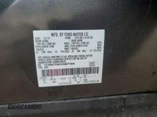 2017 Ford Explorer XLT with VIN 1FM5K7D8XHGB77436, listed as a Copart auction lot 57782975 with 41,704 mi miles and Salvage title. Bid and sale history available at DreamBid. Image 12.
