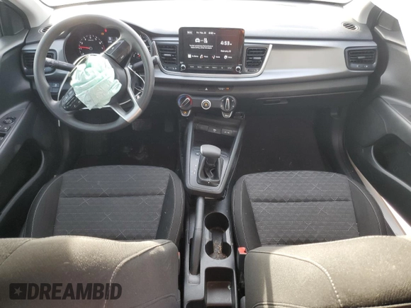 2023 Kia Rio S with VIN 3KPA24AD8PE606316, listed as a Copart auction lot 47291025 with 13,683 mi miles and Salvage Title. Bid and sale history available at carsss.com. Image 8.