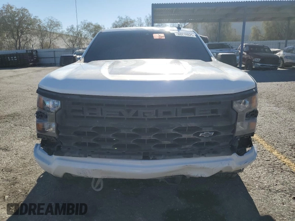 2024 Chevrolet Silverado 1500 Custom with VIN 3GCPABEK1RG316159, listed as a Copart auction lot 88814825 with 7,623 mi miles and Salvage Title. Bid and sale history available at DreamBid. Image 5.