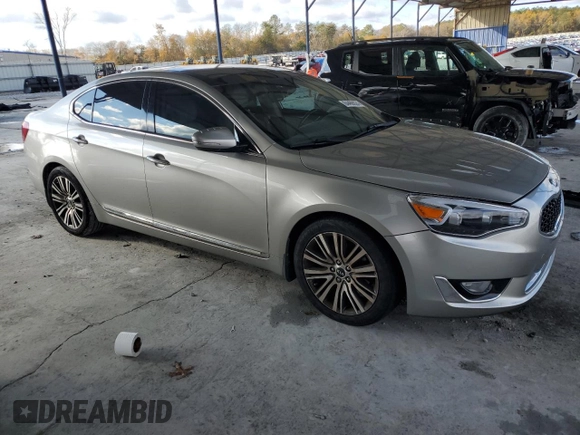 2014 Kia Cadenza Premium with VIN KNALN4D76E5157312, listed as a Copart auction lot 84488924 with 164,942 mi miles and Clean Title. Bid and sale history available at carsss.com. Image 4.
