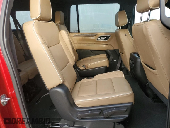 2023 Chevrolet Suburban Premier with VIN 1GNSCFKD8PR174382, listed as a Copart auction lot 55236275 with 43,997 mi miles and Salvage title. Bid and sale history available at DreamBid. Image 11.