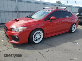 2018 Subaru WRX with VIN JF1VA1A63J9810849, listed as a Copart auction lot 59981685 with 60,018 mi miles and Salvage title. Bid and sale history available at DreamBid. Image 1.