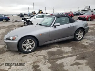 2008 Honda S2000 with VIN JHMAP214X8S000180, listed as a Copart auction lot 86623044 with 33,837 mi miles and Clean Title. Bid and sale history available at DreamBid. Image 1.