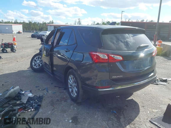 2018 Chevrolet Equinox LS with VIN 3GNAXHEV4JL265793, listed as a IAAI auction lot 41018511 with Not Provided miles and . Bid and sale history available at DreamBid. Image 3.
