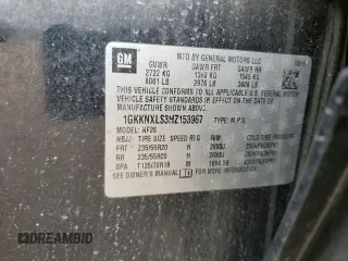2017 GMC Acadia Denali с VIN 1GKKNXLS3HZ153967, выставлен на аукционе Copart как лот 57967135 с пробегом 95 412 миль миль и Списание • Salvage title. История ставок и продаж доступна на DreamBid. Изображение 13.