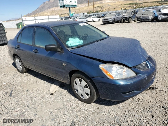 2005 Mitsubishi Lancer ES with VIN JA3AJ26E65U048830, listed as a Copart auction lot 73990244 with 166,510 mi miles and Salvage Title. Bid and sale history available at carsss.com. Image 4.