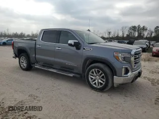 2022 GMC Sierra 1500 Limited SLT with VIN 1GTU9DET8NZ192191, listed as a Copart auction lot 42244485 with 0 mi miles and Salvage Title. Bid and sale history available at carsss.com. Image 4.