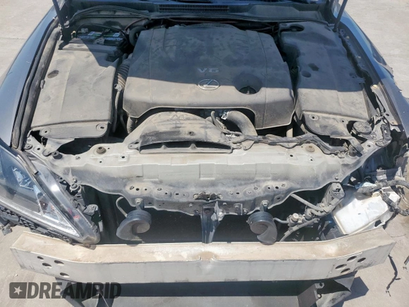 2013 Lexus IS 250 with VIN JTHBF5C27D5186922, listed as a Copart auction lot 56960025 with 226,351 mi miles and Salvage title. Bid and sale history available at DreamBid. Image 11.