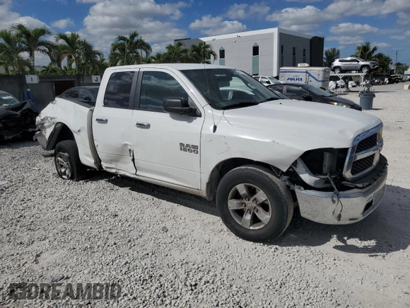 2018 Ram 1500 SLT with VIN 1C6RR6GG2JS104828, listed as a Copart auction lot 49711825 with 140,083 mi miles and Salvage title. Bid and sale history available at DreamBid. Image 4.