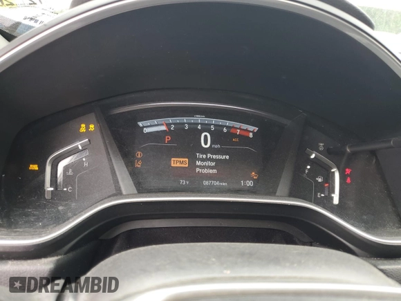 2018 Honda CR-V Touring with VIN 7FARW1H91JE039573, listed as a Copart auction lot 54144205 with 87,704 mi miles and Salvage Title. Bid and sale history available at DreamBid. Image 9.