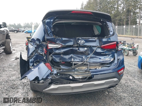 2020 Hyundai Santa Fe Limited with VIN 5NMS5CAA0LH283622, listed as a IAAI auction lot 41517434 with 37,370 mi miles. Bid and sale history available at carsss.com. Image 6.