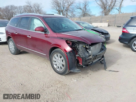 2016 Buick Enclave Leather with VIN 5GAKVBKD3GJ243510, listed as a IAAI auction lot 41040970 with 58,693 mi miles and . Bid and sale history available at DreamBid. Image 1.