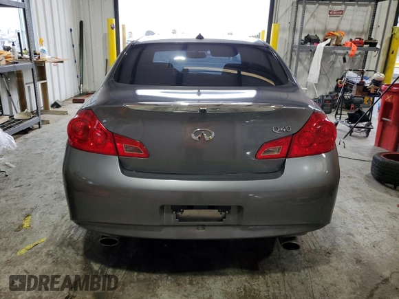 2015 Infiniti Q40 with VIN JN1CV6AP9FM501793, listed as a Copart auction lot 85022104 with Not Provided miles and Salvage Title. Bid and sale history available at carsss.com. Image 6.