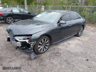 2021 Audi A4 Sedan Premium with VIN WAUABAF45MA068709, listed as a IAAI auction lot 41643826 with 33,238 mi miles. Bid and sale history available at carsss.com. Image 2.