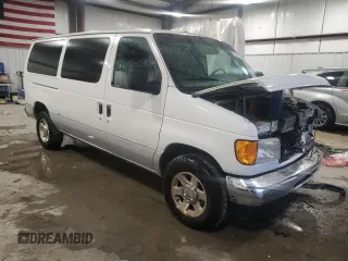 2006 Ford Econoline Passenger XL with VIN 1FMRE11W26DA02427, listed as a Copart auction lot 80461834 with 201,894 mi miles and Salvage Title. Bid and sale history available at DreamBid. Image 4.