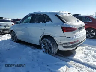 2017 Audi Q3 Prestige with VIN WA1GCCFS3HR015108, listed as a Copart auction lot 44623585 with 65,720 mi miles and Salvage Title. Bid and sale history available at carsss.com. Image 2.
