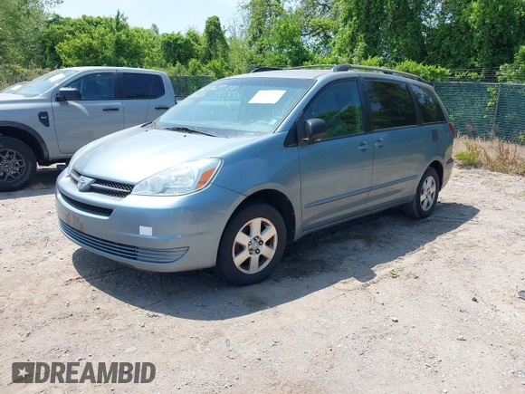2004 Toyota Sienna CE with VIN 5TDZA23C34S220998, listed as a IAAI auction lot 42176299 with 345,935 mi miles and . Bid and sale history available at DreamBid. Image 2.