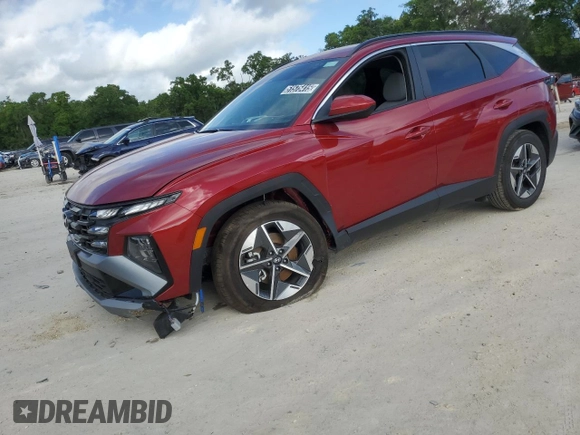 2025 Hyundai Tucson SEL with VIN 5NMJB3DE0SH506842, listed as a Copart auction lot 51575415 with 4,665 mi miles and Clean Title. Bid and sale history available at DreamBid. Image 1.