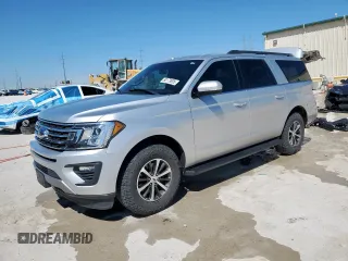 2019 Ford Expedition Max XLT with VIN 1FMJK1JT8KEA37151, listed as a Copart auction lot 50173895 with 142,360 mi miles and Salvage Title. Bid and sale history available at DreamBid. Image 1.