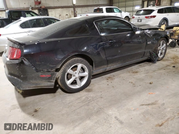 2011 Ford Mustang GT with VIN 1ZVBP8CF8B5125012, listed as a Copart auction lot 53039905 with 36,467 mi miles and Salvage title. Bid and sale history available at DreamBid. Image 3.