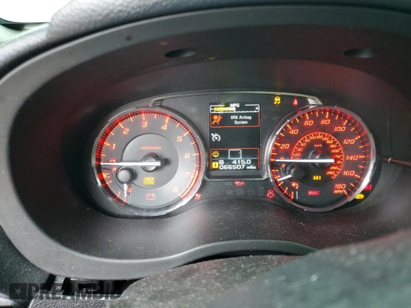 2015 Subaru WRX Premium with VIN JF1VA1D68F9803575, listed as a Copart auction lot 41375335 with 66,507 mi miles and Salvage Title. Bid and sale history available at carsss.com. Image 9.