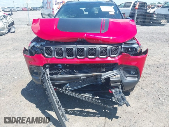 2023 Jeep Compass Trailhawk с VIN 3C4NJDDN4PT508324, выставлен на аукционе IAAI как лот 42266062 с пробегом 26 346 миль миль и . История ставок и продаж доступна на DreamBid. Изображение 6.