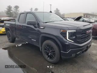 2023 GMC Sierra 1500 with VIN 1GTVUCE82PZ327869, listed as a Copart auction lot 83739534 with 10,440 mi miles and Salvage Title. Bid and sale history available at DreamBid. Image 4.