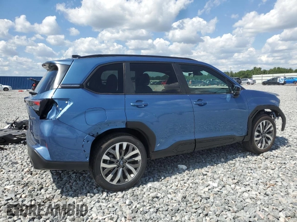 2025 Subaru Forester Touring с VIN JF2SLDTC7SH513409, выставлен на аукционе Copart как лот 54044175 с пробегом 1 354 миль миль и Списание • Salvage title. История ставок и продаж доступна на DreamBid. Изображение 3.