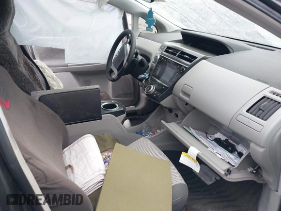 2017 Toyota Prius v Two with VIN JTDZN3EU6HJ069884, listed as a IAAI auction lot 41493416 with 37,716 mi miles. Bid and sale history available at carsss.com. Image 5.