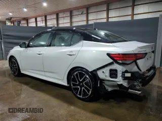 2025 Nissan Sentra SR with VIN 3N1AB8DV2SY288165, listed as a Copart auction lot 55434265 with 3,352 mi miles and Clean Title. Bid and sale history available at DreamBid. Image 2.