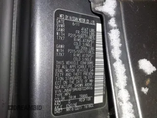 2011 Nissan Juke SL with VIN JN8AF5MVXBT024916, listed as a IAAI auction lot 41562770 with 175,256 mi miles. Bid and sale history available at carsss.com. Image 9.