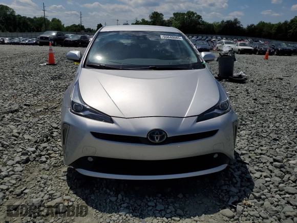 2019 Toyota Prius LE with VIN JTDL9RFUXK3001532, listed as a Copart auction lot 55640085 with 114,477 mi miles and Salvage title. Bid and sale history available at DreamBid. Image 5.