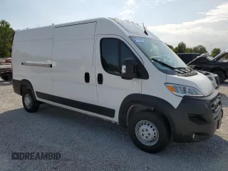 2024 Ram ProMaster Cargo Tradesman with VIN 3C6LRVDG8RE114010, listed as a Copart auction lot 68368704 with 13 mi miles and Salvage Title. Bid and sale history available at DreamBid. Image 4.