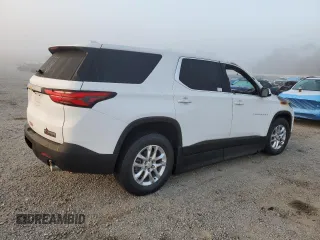 2022 Chevrolet Traverse LS with VIN 1GNERLKW8NJ107918, listed as a Copart auction lot 44746105 with Not Provided miles and Non Repairable. Bid and sale history available at carsss.com. Image 3.