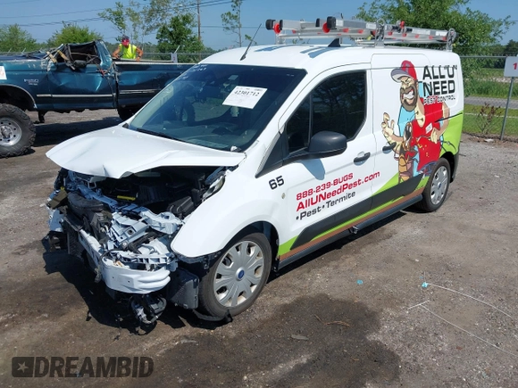 2022 Ford Transit Connect XL with VIN NM0LS7S2XN1537780, listed as a IAAI auction lot 42301712 with 46,743 mi miles and . Bid and sale history available at DreamBid. Image 2.