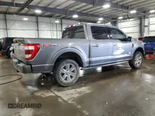 2021 Ford F-150 XL with VIN 1FTFW1ED2MFB67294, listed as a Copart auction lot 51073295 with 54,606 mi miles and Salvage Title. Bid and sale history available at carsss.com. Image 3.