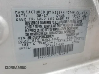 2017 Nissan Note SV с VIN 3N1CE2CP9HL360839, выставлен на аукционе Copart как лот 63847715 с пробегом 103 826 миль миль и Списание • Salvage title. История ставок и продаж доступна на DreamBid. Изображение 12.