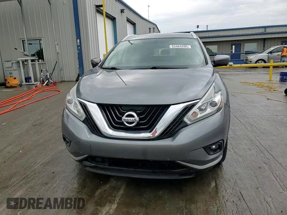 2018 Nissan Murano S z VIN 5N1AZ2MG3JN143098, wystawiony jako Copart lot #55464205 z przebiegiem 98 243 mil mil oraz Szkoda całkowita • Salvage title. Historia ofert i sprzedaży dostępna na DreamBid. Obrazek 14.