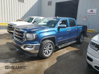 2017 GMC Sierra 1500 SLT with VIN 3GTP1NEC3HG362570, listed as a Copart auction lot 59780935 with 132,195 mi miles and Salvage title. Bid and sale history available at DreamBid. Image 1.
