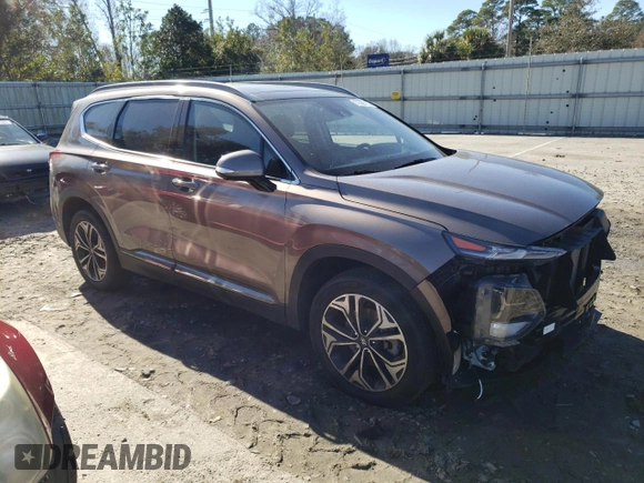 2020 Hyundai Santa Fe Limited with VIN 5NMS53AA9LH213441, listed as a Copart auction lot 72866132 with 40,302 mi miles. Bid and sale history available at carsss.com. Image 4.