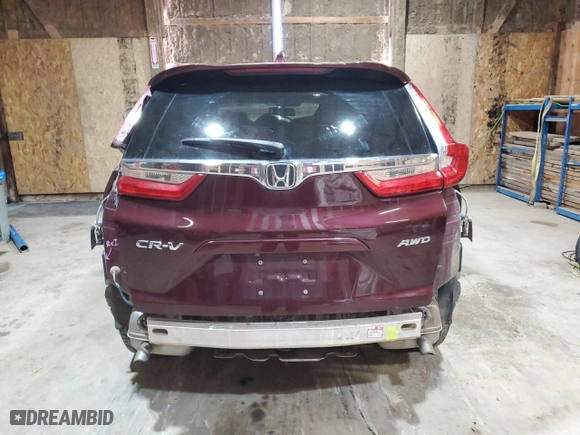 2019 Honda CR-V EX-L with VIN 7FARW2H80KE023296, listed as a Copart auction lot 48061425 with 144,660 mi miles and Salvage Title. Bid and sale history available at carsss.com. Image 6.